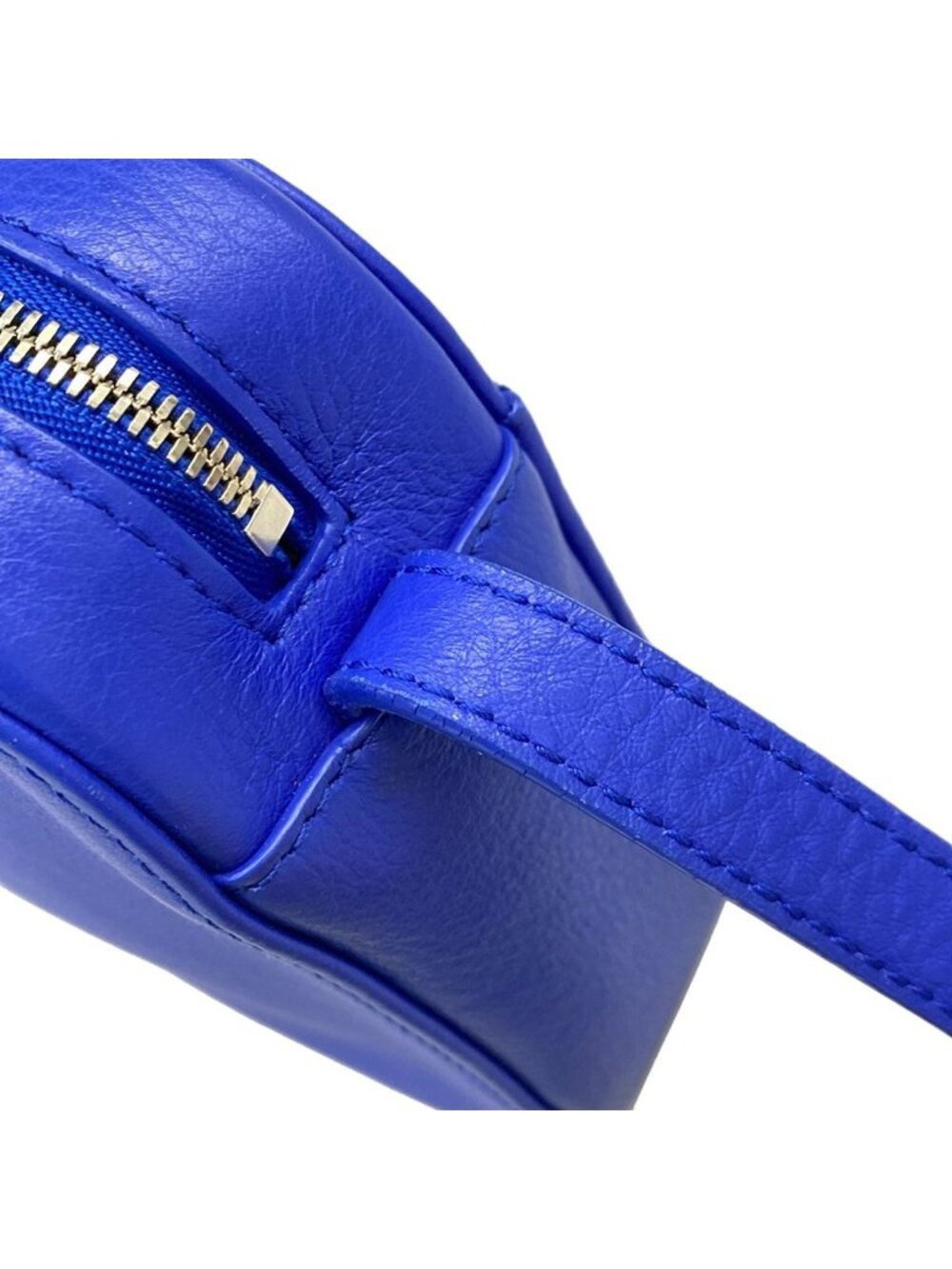 Balenciaga Shoulder Bag Everyday Blue Leather - Picture 10 of 15